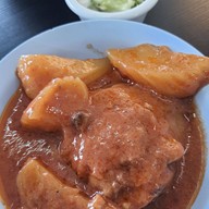 เมนูของร้าน ข้าวแกงครัวสยาม  ปั๊มปตท.สำเร็จพัฒนา