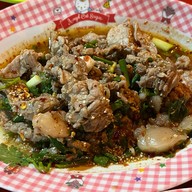 เมนูของร้าน ลาบเป็ดยโส