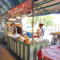 หน้าร้าน สถานีไก่ทอดตลาดรถไฟขจรวิทย์