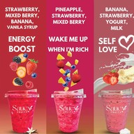 น้ำผลไม้ปั่น Saucy Fruity สีลม
