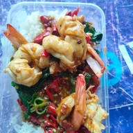 บอลราดหน้ายอดผัก&อาหารตามสั่ง