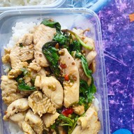 บอลราดหน้ายอดผัก&อาหารตามสั่ง