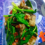 บอลราดหน้ายอดผัก&อาหารตามสั่ง