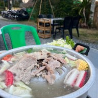 เมนูของร้าน ช้อนทองหมูกระทะ  เขาใหญ่