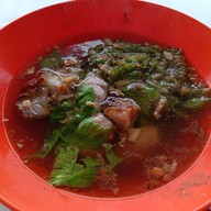 เมนูของร้าน อาหารตามสั่ง ต้มเลือดหมู ก๋วยจั๊บ PT สีคิ้ว