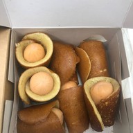 เมนูของร้าน ขนมครกใบเตย สยามสแควร์ซอย 9