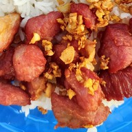 หมูทอดแกล้มปลาร้าสับ
