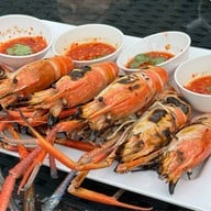 เมนูของร้าน อ.กุ้งเผา โคราช