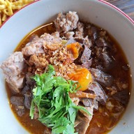 เมนูของร้าน ขนมเส้นหม้อดิน ลำพูน