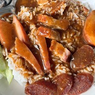 เมนูของร้าน ข้าวหมูแดงสนามหลวง