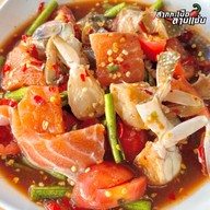 เมนูของร้าน สากกะเบือ ลาบแซ่บ -