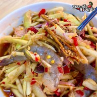 เมนูของร้าน สากกะเบือ ลาบแซ่บ -