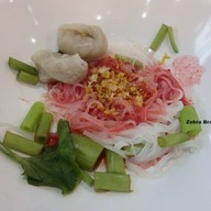 เมนูของร้าน ฮั้วลูกชิ้นปลาบุฟเฟ่ต์ พุทธบุชา