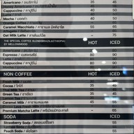 เมนู Clock & Coff Central Westville