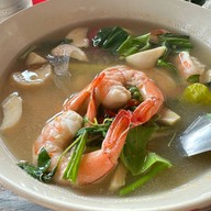 เมนูของร้าน ร้านอาหารบ้านป้านอม บ้านค่าย