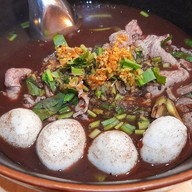 เมนูของร้าน ก๋วยเตี๋ยวเรือแสนอร่อย ปทุมธานี