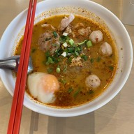 เมนูของร้าน ก๋วยเตี๋ยวเตาถ่านออนเซ็น อารีย์