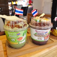 เมนูของร้าน Cha-men 拉麺茶 ตลาดปลาบางแสน