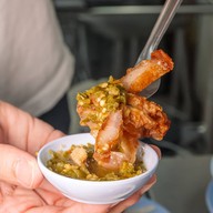 เมนูของร้าน ข้าวหมูทอดอร่อยมาก บางบอน