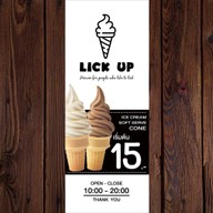 lick up -