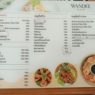 เมนู Wandee  Cafe ปราณบุรี