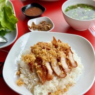 เมนูของร้าน ข้าวหมูทอดโอชา รามคำแหง หัวหมาก21