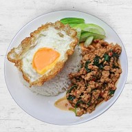 ชานมไข่มุก (25 บาททุกเมนู) ร้านหลอดแดง