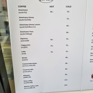 เมนู กลอยคาเฟ่ Kanchanaburi