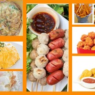 ครัวมินิ 🍳 ข้าวไข่เจียวทรงเครื่อง ลูกชิ้น ไส้กรอกนึ่งและย่าง สาขาท่าอิฐ