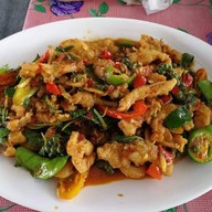 อาหารตามสั่ง อาหารป่า ครัวนายโอ