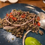 เมนูของร้าน ข้าวต้มหลบมุม สูตรอาม่า สไตล์แต้จิ๋ว สาขาเพชรพระราม