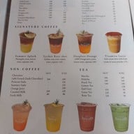 เมนู Take A Breath Cafe and Eatery