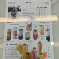 เมนู Mra Cafe&bistro