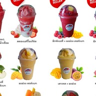 Healthy >Fresh สมูทตี้ ผลไม้แท้ 100% 🍉🍏🍍🍊🍓