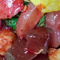 เต็งไต๋ใช้ฮวด (ก๋วยเตี๋ยว ลูกชิ้นปลา ลูกชิ้นกุ้ง เย็นตาโฟ) บางจาก