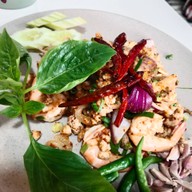 ครัว🌿กระเพราจุก👍⭐⭐😊🫶 มาบยางพร