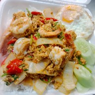 ครัว🌿กระเพราจุก👍⭐⭐😊🫶 มาบยางพร