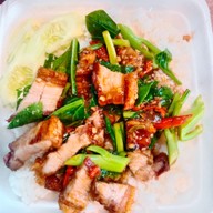 ครัว🌿กระเพราจุก👍⭐⭐😊🫶 มาบยางพร