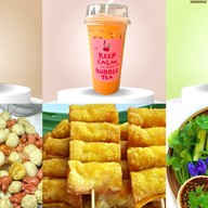 ลูกชิ้นทอด&เครื่องดื่ม ชา กาแฟ ถนนรถไฟ