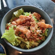 เมนูของร้าน หอมนัว คั่วเบคอน - คั่วไฟลุก รสเด็ด หอมนัวทุกจาน 345-ราชพฤกษ์