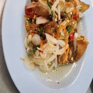 เมนูของร้าน ผักบุ้งลอยฟ้า พัทยากลาง พัทยากลาง