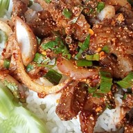 ข้าวยำไก่แซ่บ หน้าซอยสดใส