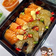 ชาม่อน แซลมอน แซลมอนดอง กุ้งดอง ปูไข่ดอง Shamon's Salmon House พระราม 2
