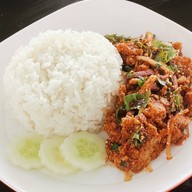 (ไก่ทอด)ร้านข้าวหน้าไก่กรอบ "ทอด กัน จัง"