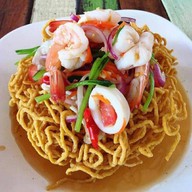 เมนูของร้าน ก๋วยเตี๋ยว นำชัย อ่าวนาง ฮาลาลฟู้ด อ่าวนาง กระบี่