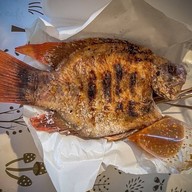 เมี่ยงปลาเผา ตลาดหน้าวัดเกาะล้าน บางละมุง ชลบุรี