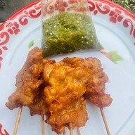 🌈“หมูทอดอินดี้(เสียบไม้)“🌸กาดประตูเชียงใหม่ หนองหอย