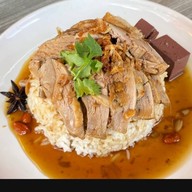 โป๊ยกั้กเป็ดพะโล้+ข้าวขาหมู.พุทธมณฑล(สาย2) สาขาเดียว