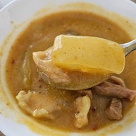 ข้าวแกงกะหรี่หมู ข้าวสตูลิ้นหมู