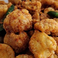 ก๋วยเตี๋ยวไก่ฉีกมะละ&น้ำพริกกากหมูกรอบ